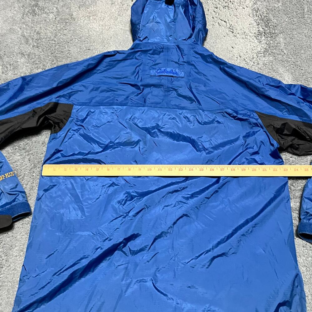 Cabela's Jacket Mens Medium DryPlus Windbreaker Rain Nylon Hooded ** - Picture 6 of 9